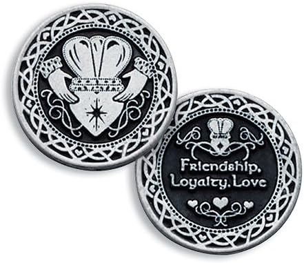 Friendship Loyalty Love Pewter Pocket Good luck Love Token Coin