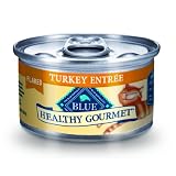 Blue Buffalo Healthy Gourmet Canned Cat Food, Flaked Turkey Entrée, (Pack of 24 3-Ounce...