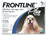 Merial Frontline Plus Flea and Tick Control for 23-to-44-Pound Dogs and Puppies, 3 Doses