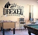 Ncaa Wall Mural Vinyl Sticker Sports Logos Drexel Dragons (S190)