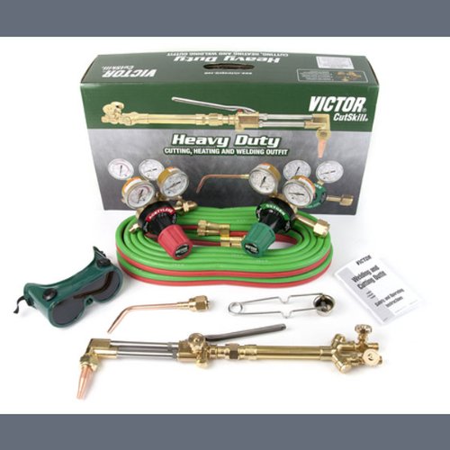 Victor 0384-2646 - 350 HeavyMedium Duty Outfit WH 370FC-V Torch Handle CA 370-V Cutting Attachment 540510 350 Regulators - Victor - 0384-2646