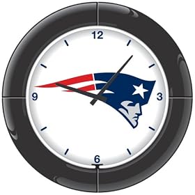 Imperial New England Patriots Licensed Everbrite Neon Wall Clock