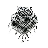 VERY SOFT NECK HOUNDSTOOTH SCARF, KANYE WEST STYLE different colors available, black-white