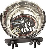 MidWest Stainless Steel Snap'y Fit Water and Feed Bowl, 10 Ounce