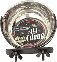 MidWest Stainless Steel Snap'y Fit Water and Feed Bowl, 10 Ounce

