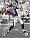 Joe Flacco 2009 In the Spotlight Action by Unknown Framed with Silver Decor Wood Frame 1.25 inch width, 3/4 inch depth