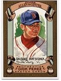 2007 Topps Allen and Ginter Dick Perez Sketches #4 Daisuke Matsuzaka - Boston Red Sox (Baseball Cards)