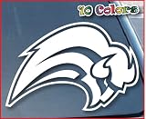 Buffalo Sabres Car Window Vinyl Decal Sticker 7" Wide (Color: White)