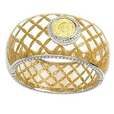 Resin & Yellow Laser Finish Bangle