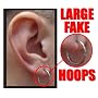 Fake Ear, Nose and Lip Hoops