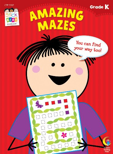 Amazing Mazes Stick Kids Workbook, Grade K (Stick Kids Workbooks)