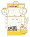 Orange Circle Studio 17-Month 2016 Do It All Magnetic Wall Calendar, Mom's Do It All