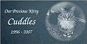 Laser Engraved Pet Memorial