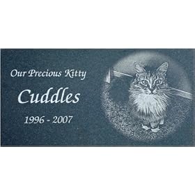 Laser Engraved Pet Memorial - Rose