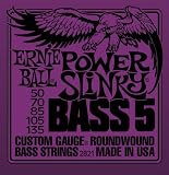 Ernie Ball 2821 Power Slinky 5 String Electric Bass Set