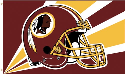 NFL Washington Redskins 3-by-5 Foot Helmet Flag