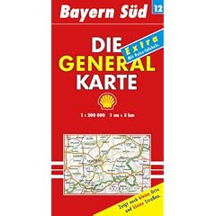 Die Generalkarten Deutschland Extra, 12 Bl., Bl.12, Bayern S�d