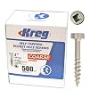 Kreg SPS-C1-500 Pocket Hole Screws 1-Inch #7 Coarse Pan-Head 500ct