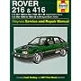 Rover 216 and 416 Service and Repair Manual (Haynes Service and Repair Manuals)