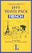 Langenscheidt's Jiffy Travel Pack French (Book and Cassette) (French Edition)