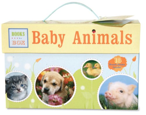 Baby Animals: Books in a Box: 18 Board Books Inside!