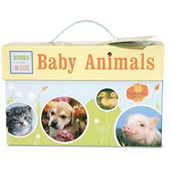 Baby Animals: Books in a Box: 18 Board Books Inside!