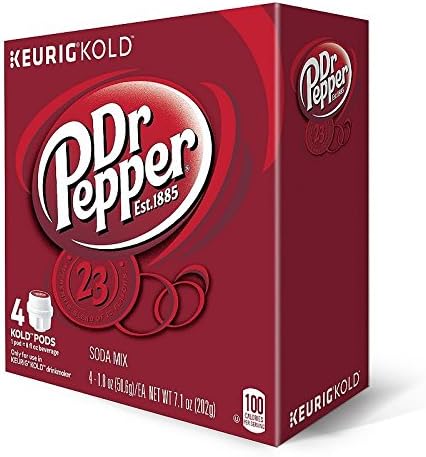 Keurig Kold Dr Pepper Soda (Box of 4)