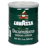 Lavazza Decaffeinated Ground Coffee, 8-Ounce Cans (Pack of 4)