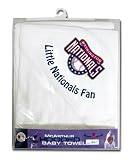 Washington Nationals Hooded Baby Towel (White)