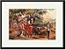 Black Framed/Matted Print 17x23, Haying Time