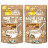 Little Duck Organics オーガニック 赤ちゃん～幼児向け オーツ シリアル(3.75oz x 2袋)[海外直送品] [並行輸入品]