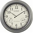 La Crosse Technology WT-3181P Outdoor Atomic Wall Clock with Temperature/Humidity