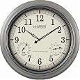 La Crosse Technology WT-3181P  18" Outdoor Atomic Wall Clock with Temperature/Humidity