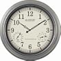 La Crosse Technology WT-3181P  18" Outdoor Atomic Wall Clock with Temperature/Humidity