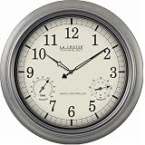 La Crosse Technology WT-3181P  18" Outdoor Atomic Wall Clock with Temperature/Humidity
