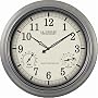 La Crosse Technology WT-3181P Outdoor Atomic Wall Clock with Temperature/Humidity