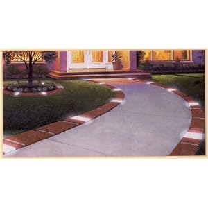 Lets Edge It Decorative Plastic Brick Edging With 6 Built-In Solar Lights, 40 feet, Terra Cotta