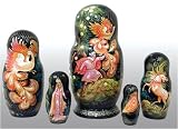Review Golden Cockerel  / Fire Bird Russian Nesting Doll 5pc./5