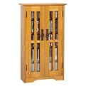 Wall Mountable Multimedia Storage Cabinet - Oak