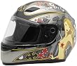 Sparx S-07 Full Face Motorcycle Helmet Platinum Extra Small XS XF84-2280