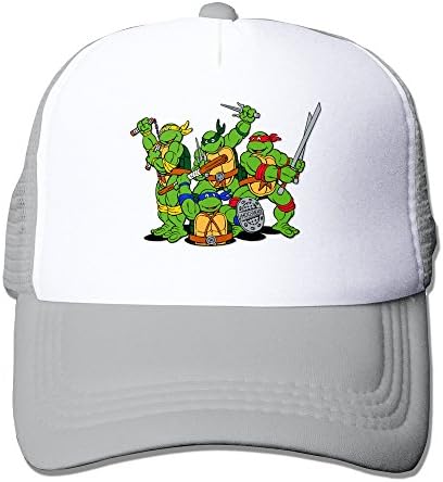 Custom Made Adult Unisex Teenage Mutant Ninja Turtles 100% Nylon Mesh Caps One Size Fits Most Adjustable Hats