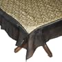 Black Tablecloth Organza Silk Rectangle 60 x 90 inches