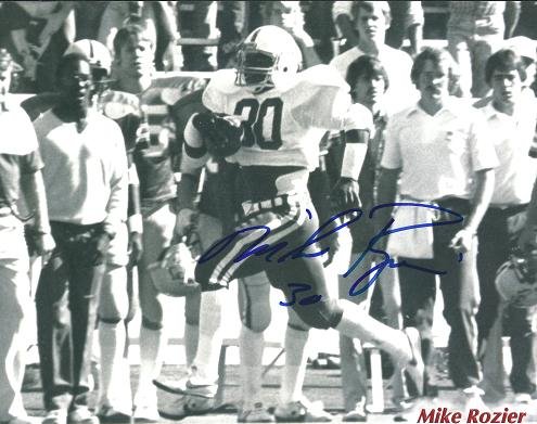 Autographed Mike Rozier Photo - Nebraska Cornhuskers 8x10 ~ 1983 Heisman Trophy Winner