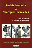 Livres Ost�opathie - Rachis lombaire et th�rapies manuelles
