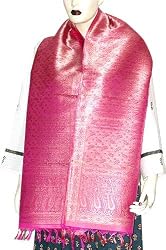 Christmas Gift for Her Silk Scarf Exclusive Workmanship 22 x 72 inches (nsrfp138)