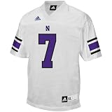 adidas Northwestern Wildcats #7 Replica Football Jersey White