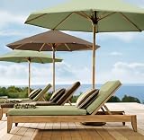 New Steamer Teak Multi Position Sun Chaise Lounger