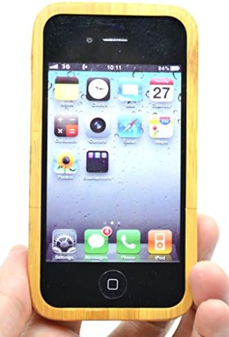 iPhone 4 iPhone 4S Wood Case - Bamboo Tree - Premium Quality Natural Wooden Case for your Smartphone and Tablet - by BingoNature(TM)