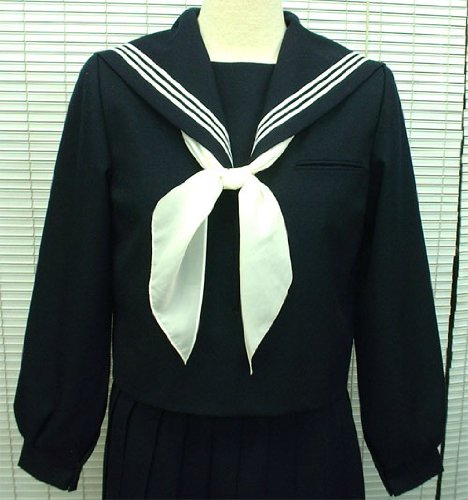 本物のセーラー服上下（腰スカート）