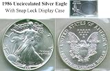 1986 Choice Brilliant Uncirculated American Silver Eagle Silver Dollar